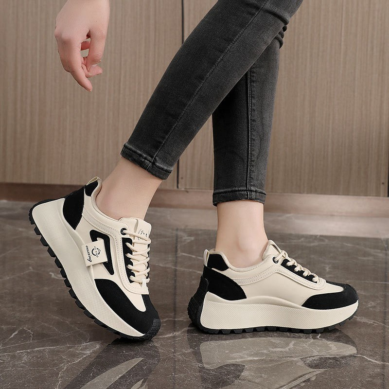 Women's simple and fashionable thick sole casual shoes