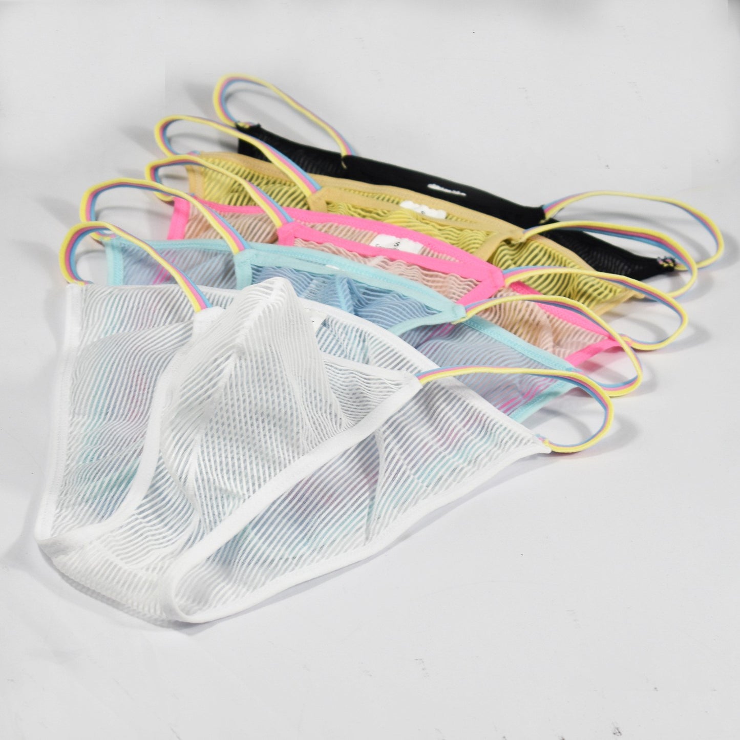 luu259-Men's lightweight breathable striped underwear