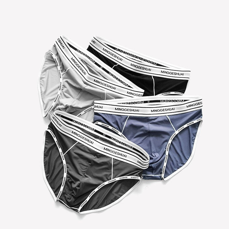 zd336-Men's breathable ice silk quick-drying underwear