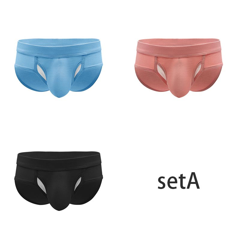 cf280-Men's modal threaded briefs