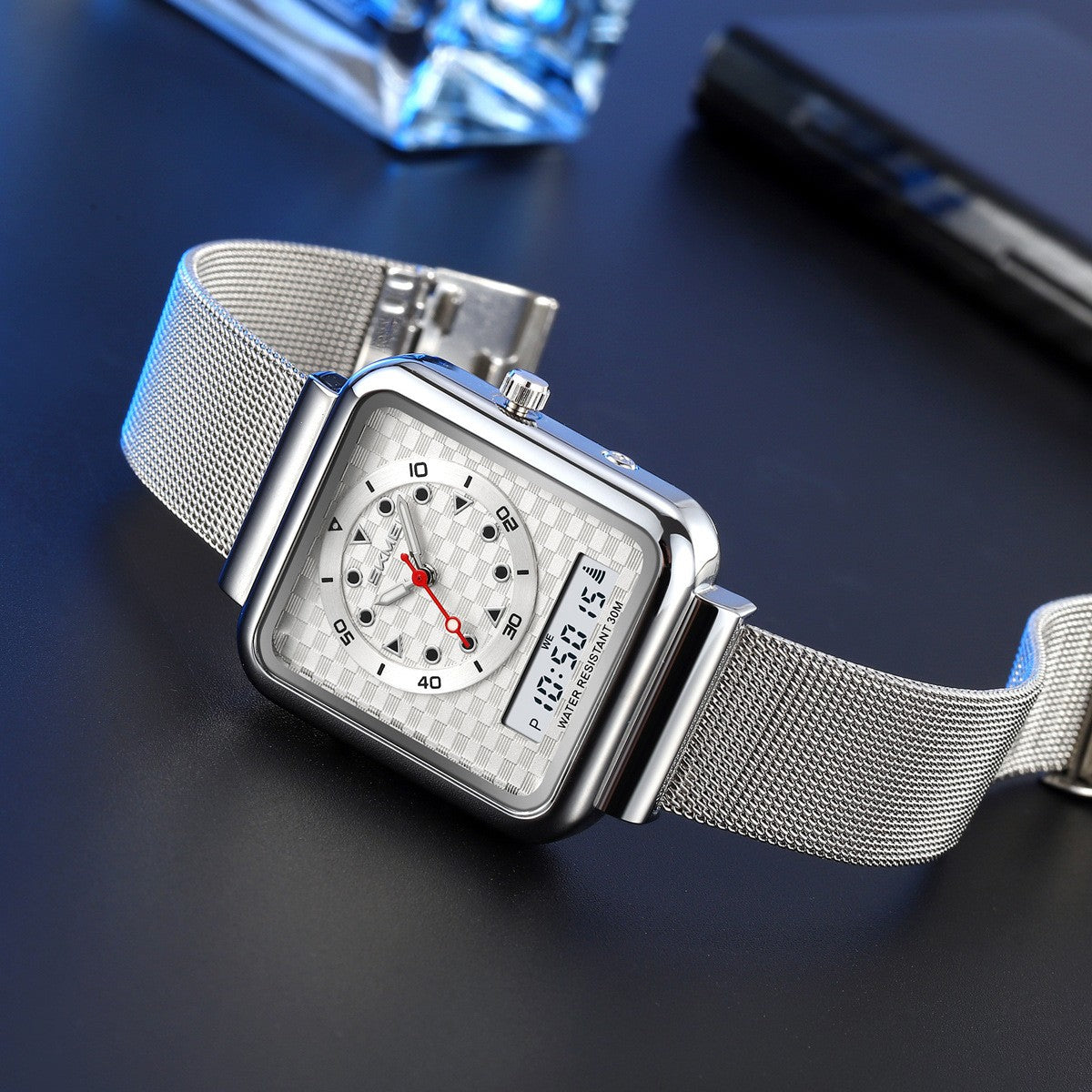 iq49-2025 Fashionable multifunctional men's electronic watch