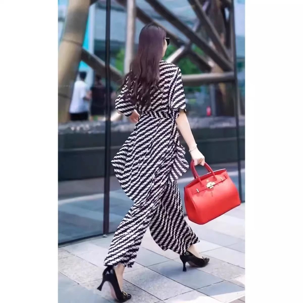 Women's Summer Fashionable Loose Two-piece Set