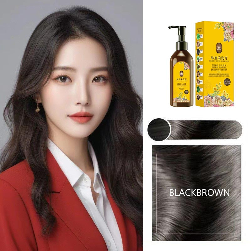 ht270-Plant Healthy Home Hair Dye for Covering Gray Hair