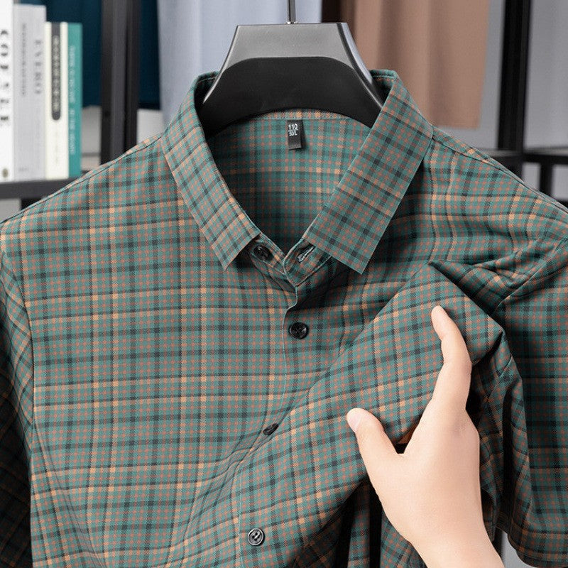 Men's summer fashion casual short-sleeved shirt