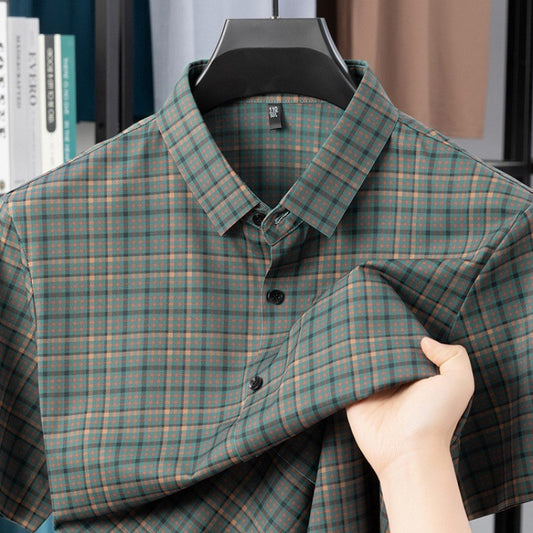 Men's summer fashion casual short-sleeved shirt