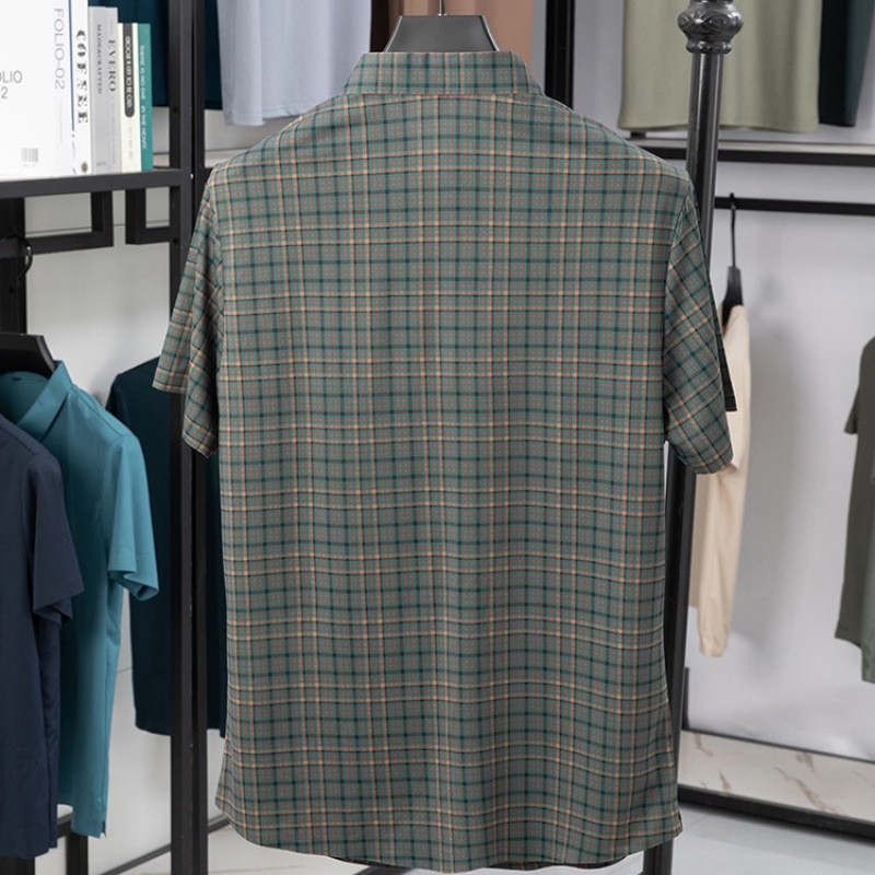 Men's summer fashion casual short-sleeved shirt