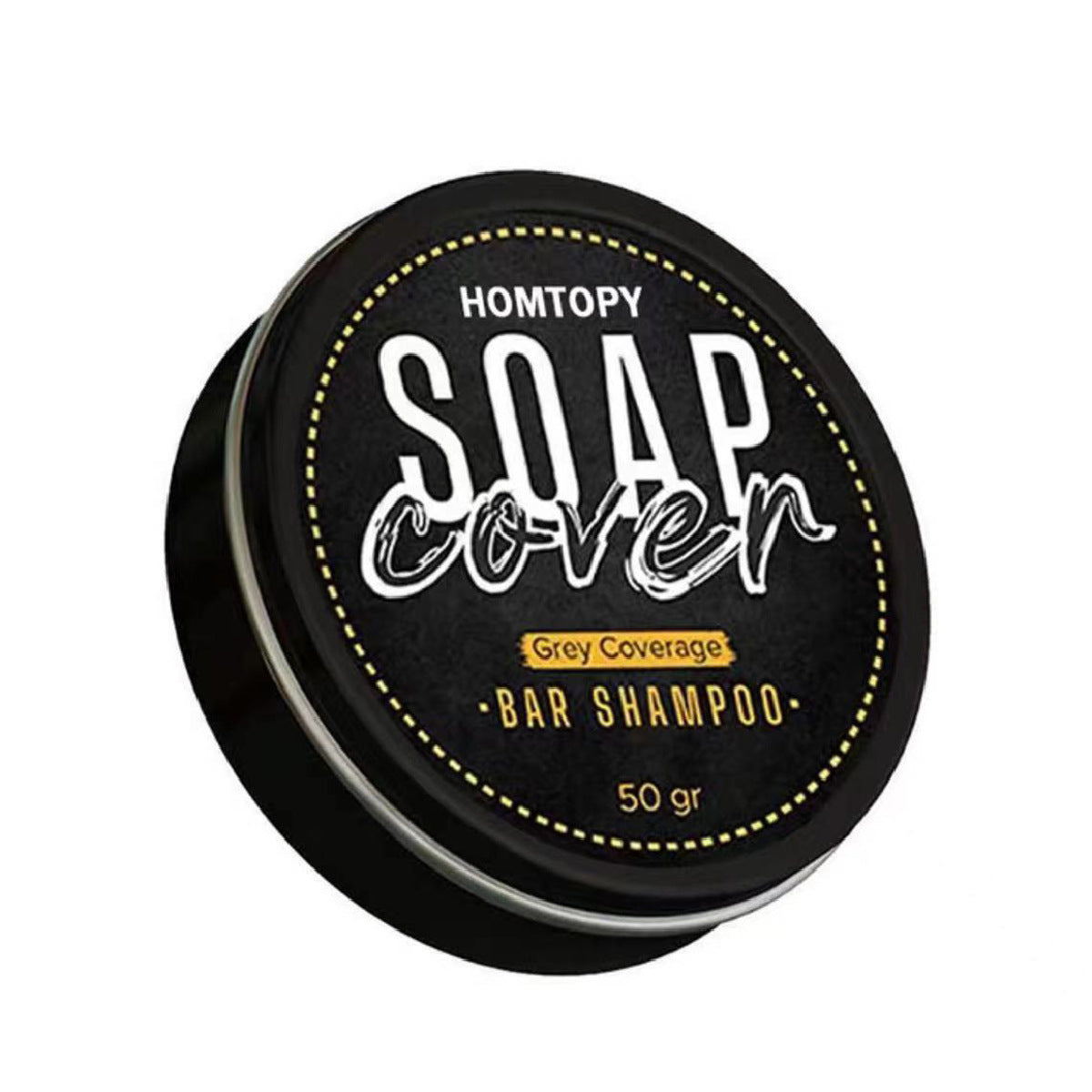 Men's White Hair to Black Hair Shampoo Soap