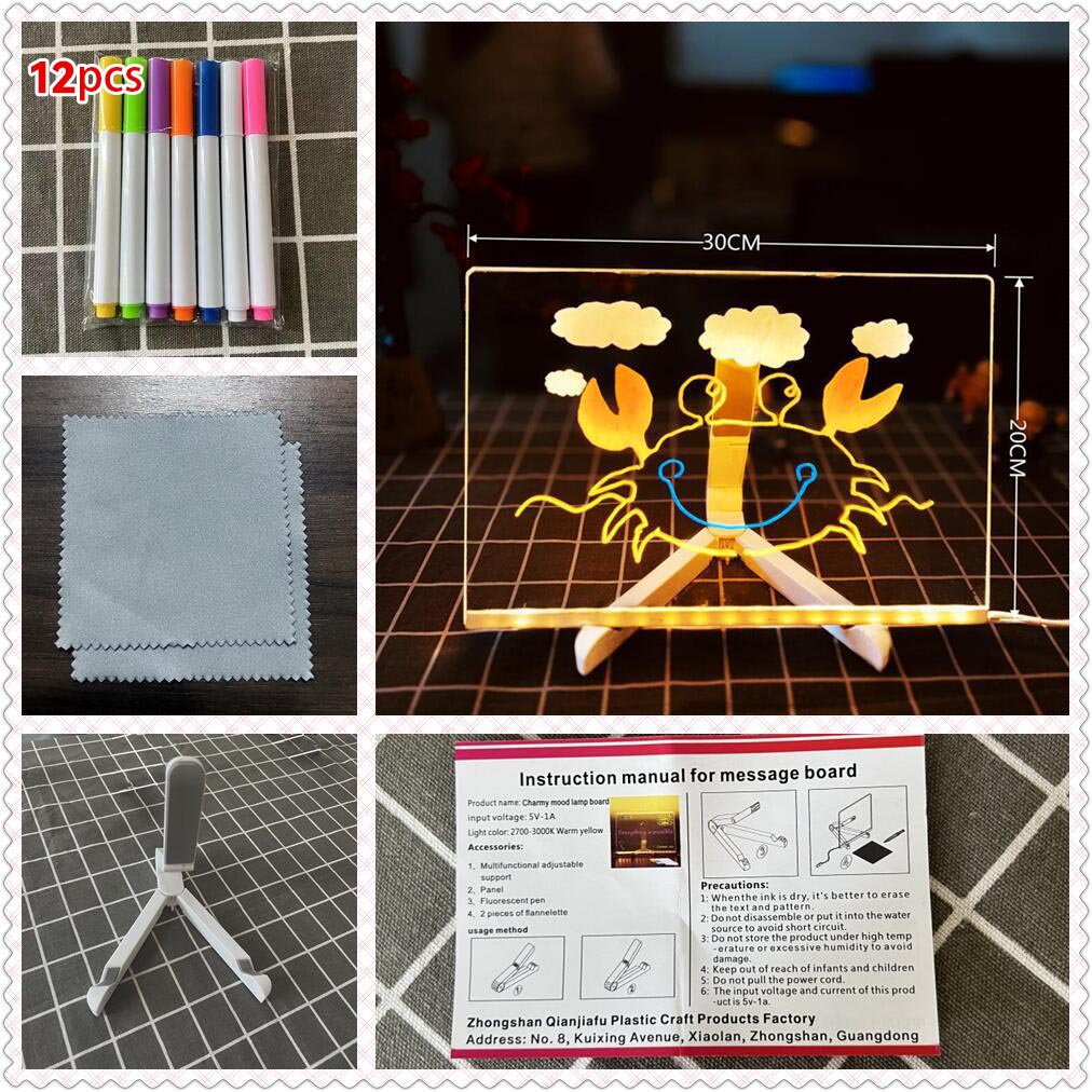 DIY hand-painted board light material tool set