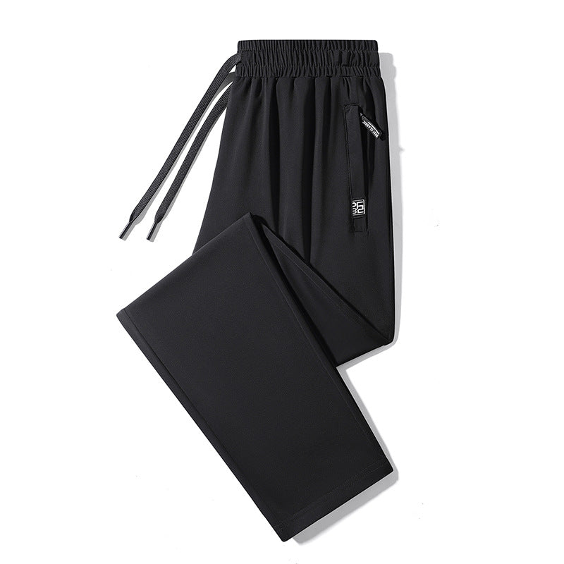 Men's summer quick-drying sports casual ice silk pants