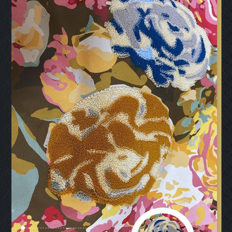 Men's Fashion Printed Shorts and Short Sleeves Suit