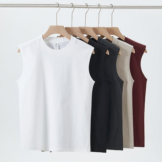 Men's summer sleeveless cotton vest