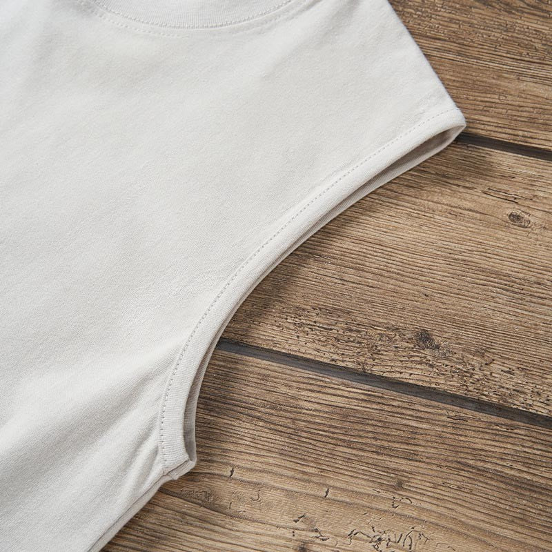 Men's summer sleeveless cotton vest