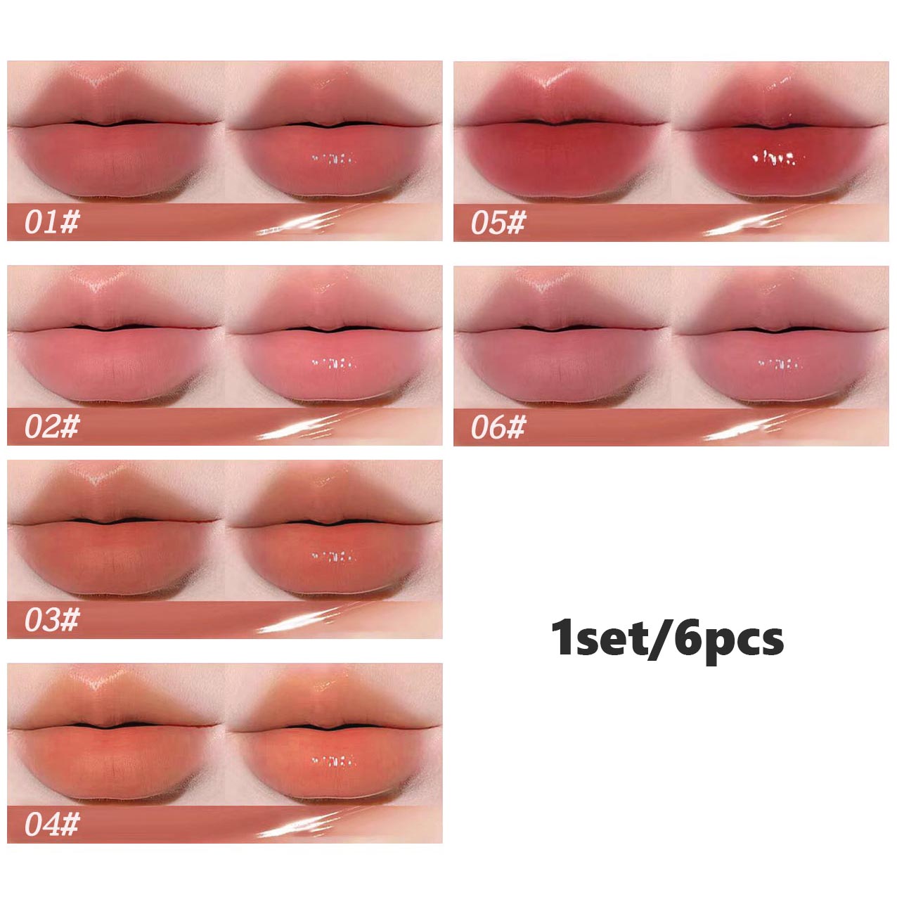 ht281-Double-ended dual-effect lip glaze