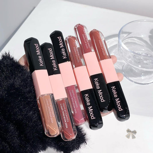 ht281-Double-ended dual-effect lip glaze