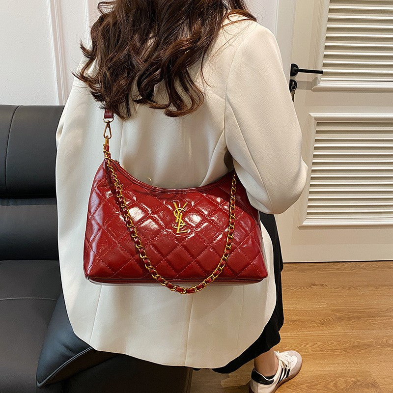 zp731-Chanel style diamond crossbody bag