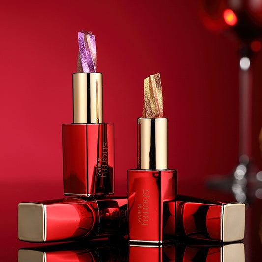 ht286-Flashing five-pointed star lipstick