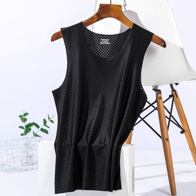 Men's Breathable Mesh Ice Silk Sports Vest