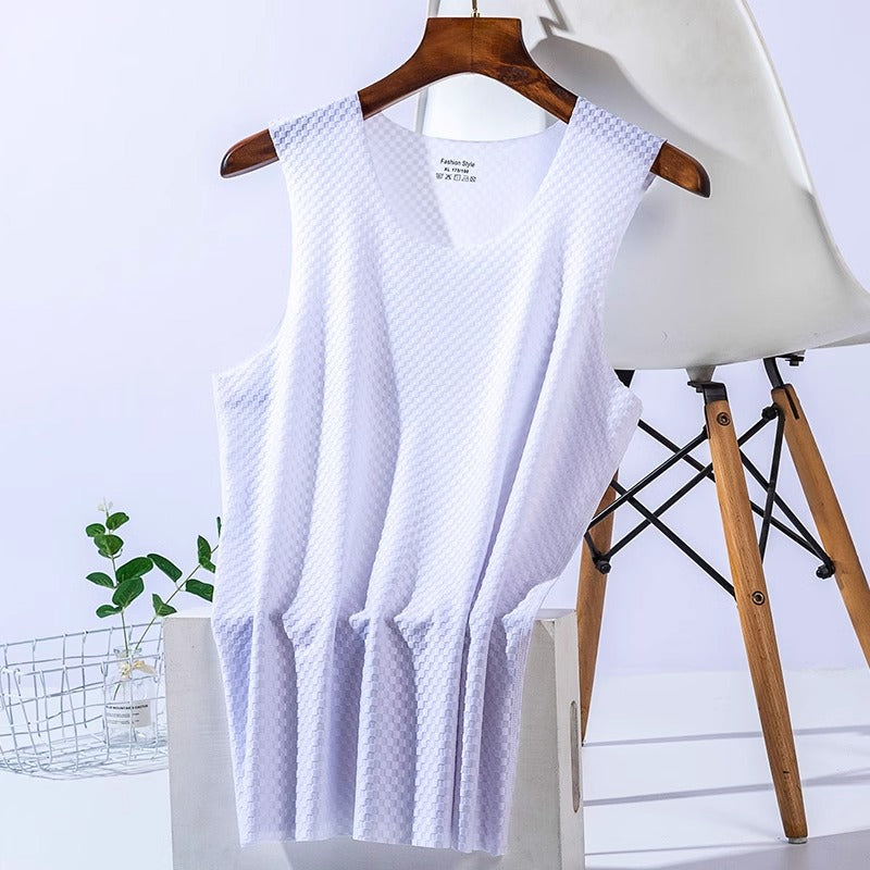 Men's Breathable Mesh Ice Silk Sports Vest