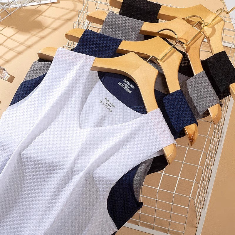 Men's Breathable Mesh Ice Silk Sports Vest