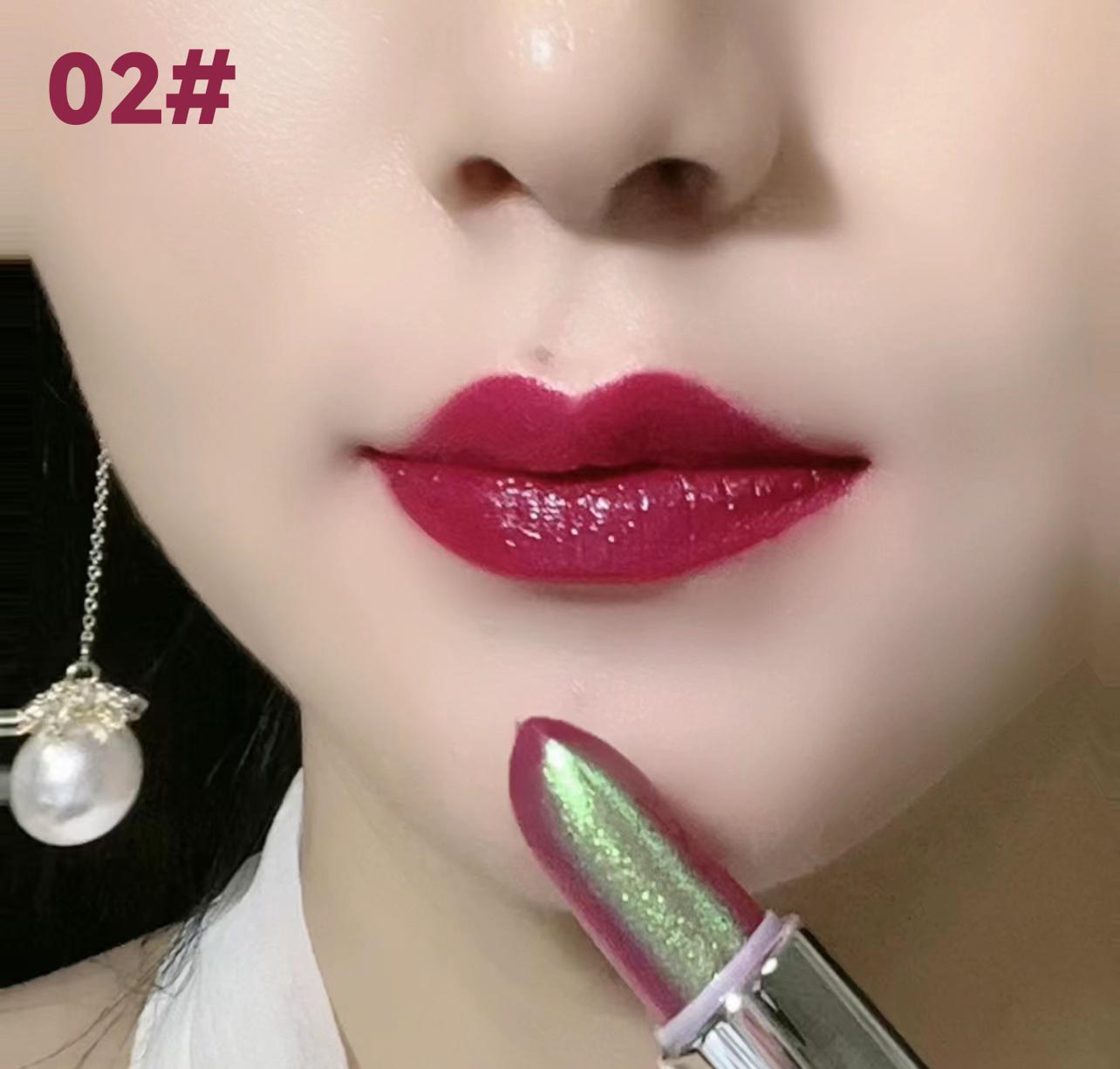 ht289-Long-lasting moisturizing pearlescent color-changing lipstick