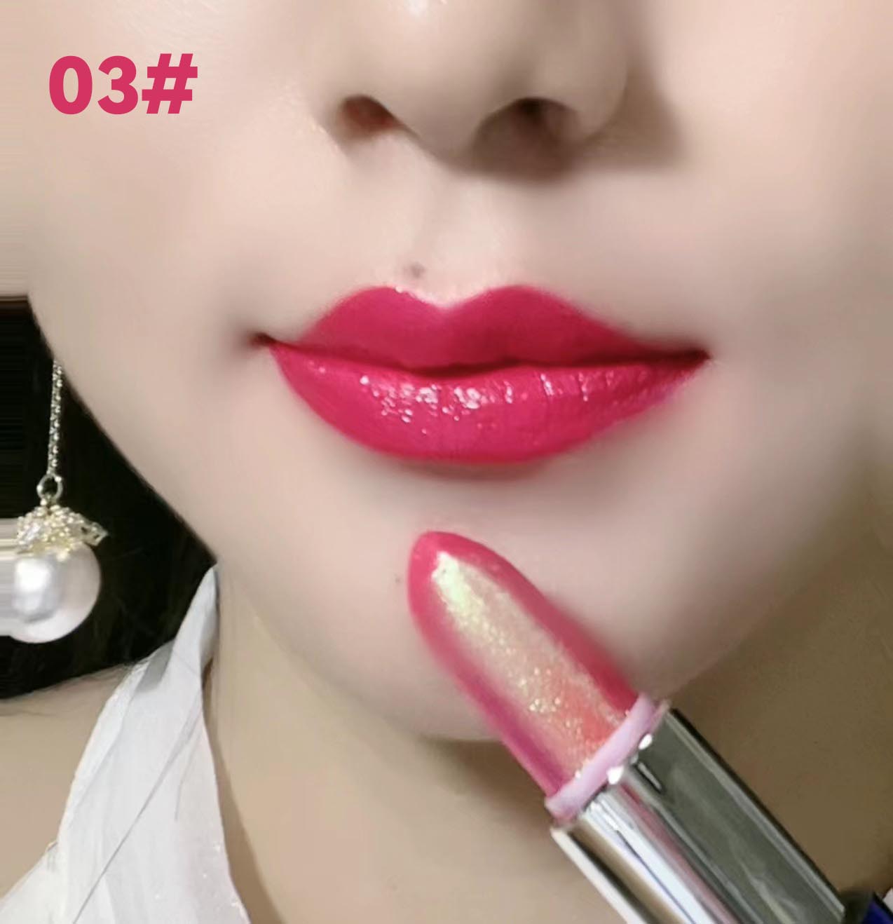 ht289-Long-lasting moisturizing pearlescent color-changing lipstick