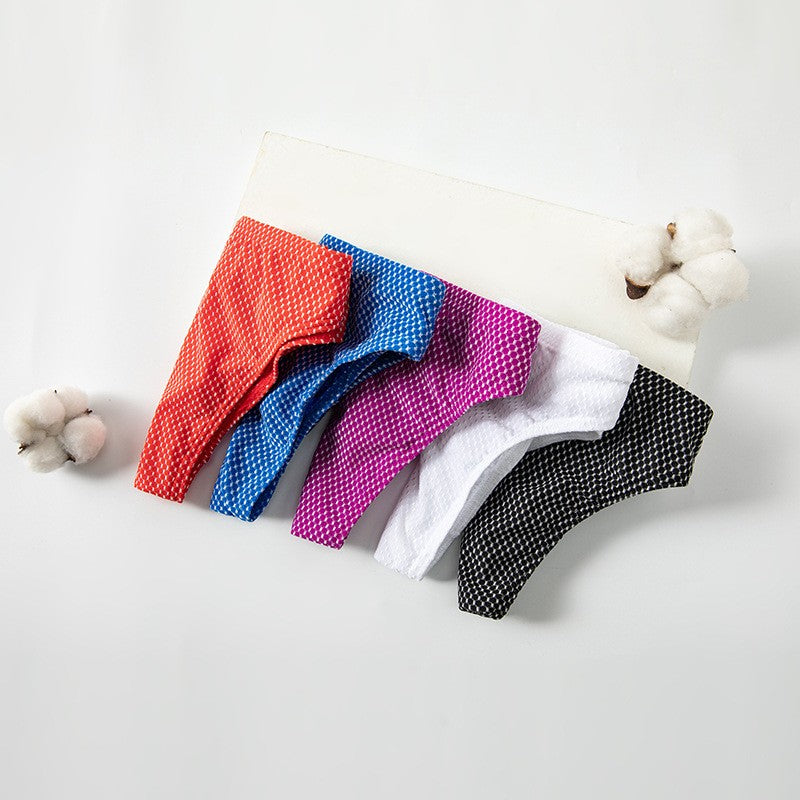 zd388-Men's sexy high-elastic nylon low-waist briefs