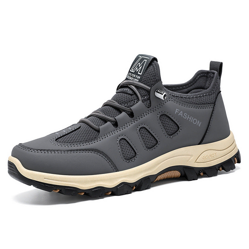 luu501-Men's outdoor hiking non-slip sports shoes