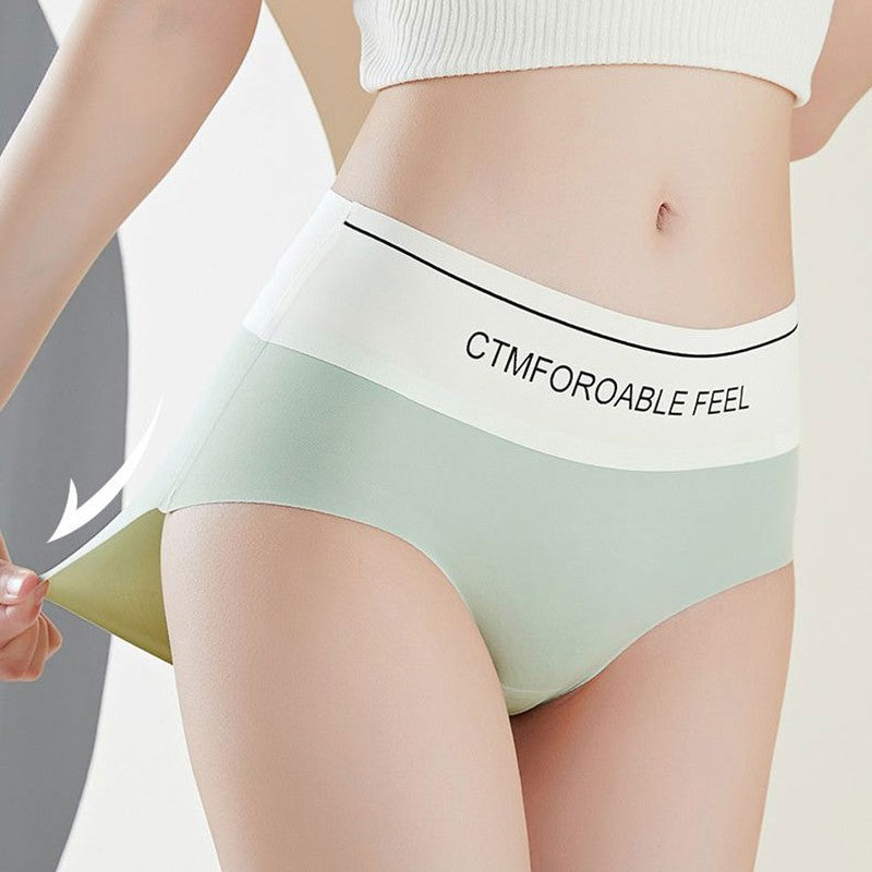 Women's mulberry silk high elastic underwear(5PCS)