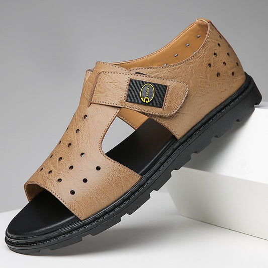 zd122-2025 Summer Hollow Breathable Roman Sandals
