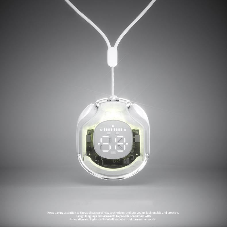 tt103-Transparent digital display wireless bluetooth headset